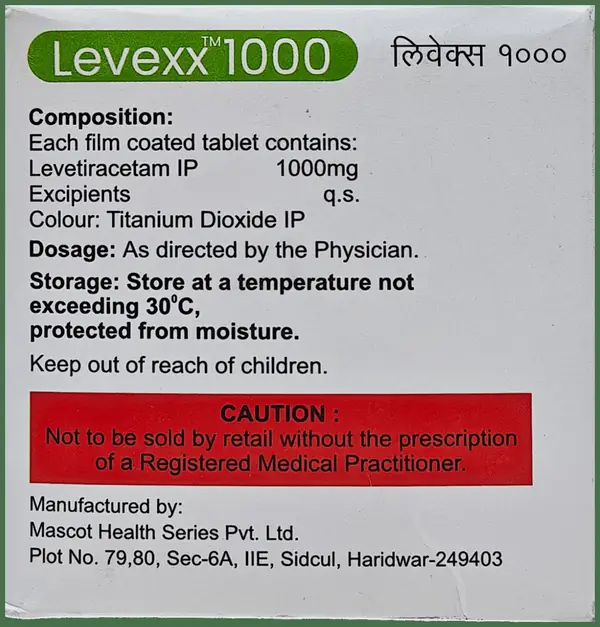 Levexx 1000mg Tablet