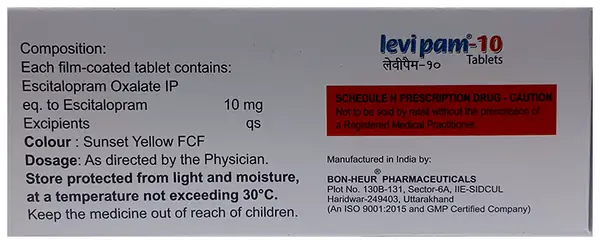 Levipam 10 Tablet