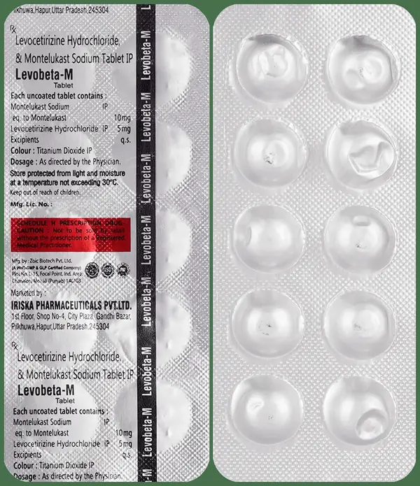 Levobeta M 5mg/10mg Tablet