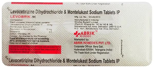 Levobrik M 5mg/10mg Tablet