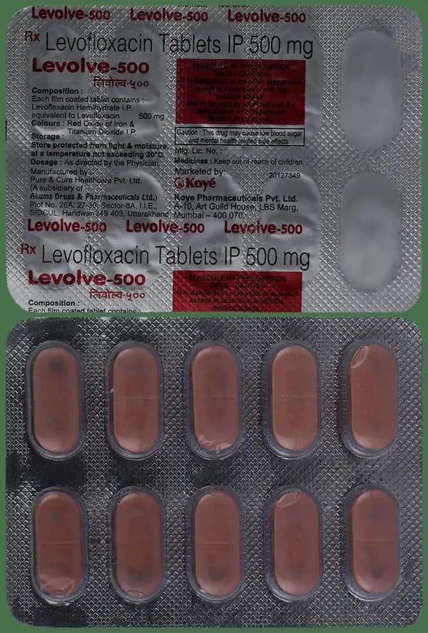 Levolve 500mg Tablet