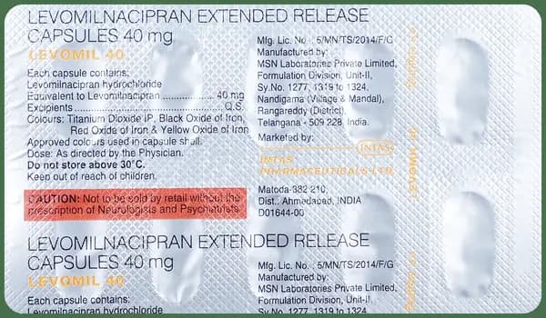 Levomil 40 Capsule ER