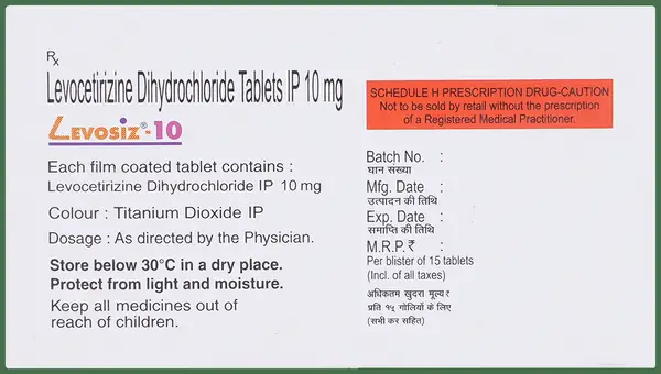 Levosiz 10 Tablet