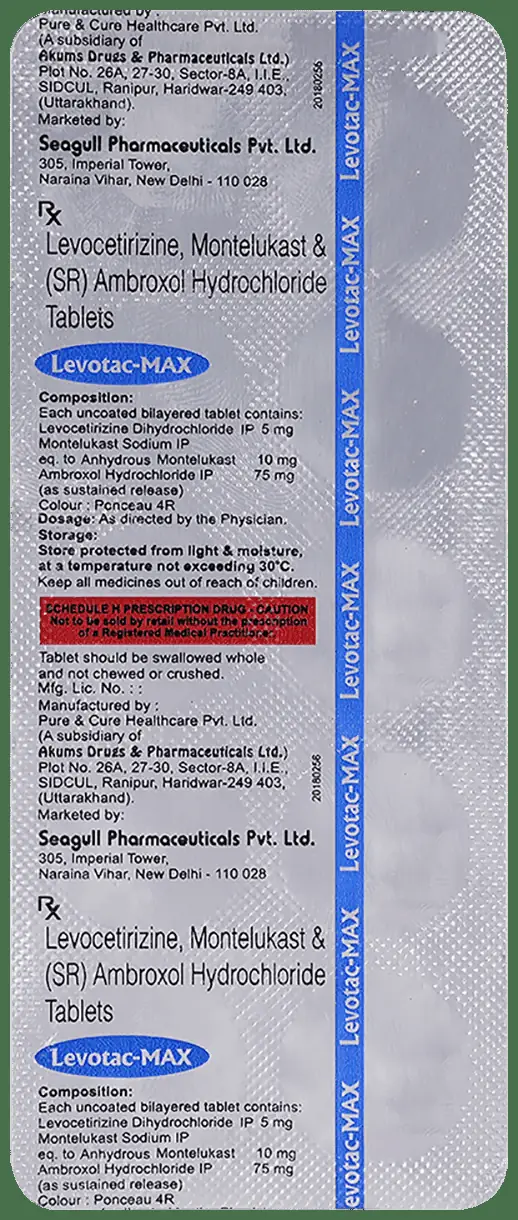 Levotac-Max Tablet SR thumbnail 2