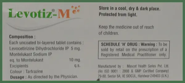 Levotiz-M Tablet