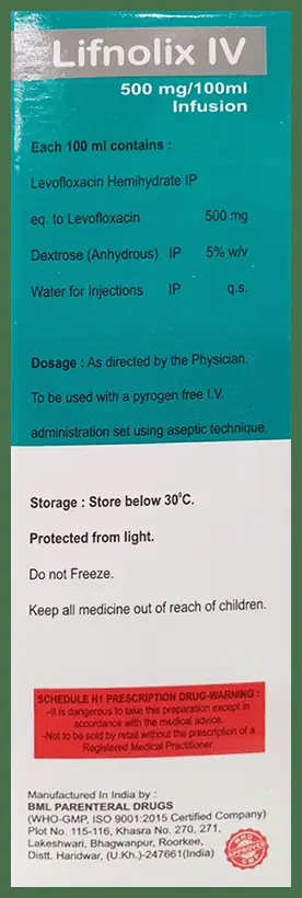 Lifnolix IV 500mg Infusion thumbnail 3