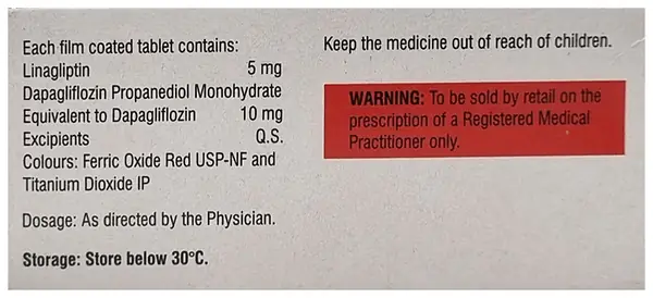 Linabite D 10mg/5mg Tablet