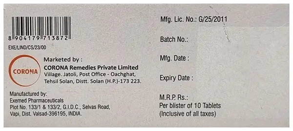 Linabite D 10mg/5mg Tablet thumbnail 3