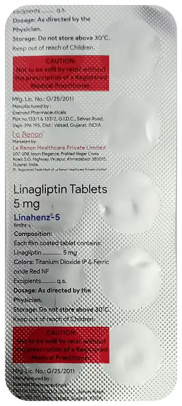 Linahenz 5mg Tablet
