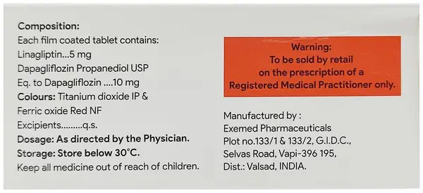 Linahenz D 10mg/5mg Tablet