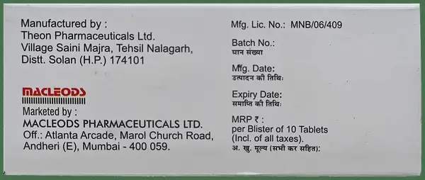 Linamac D 10mg/5mg Tablet