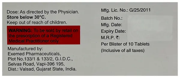 Linero D 10mg/5mg Tablet thumbnail 3