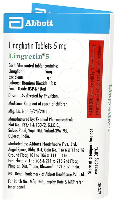 Lingretin 5 Tablet thumbnail 2