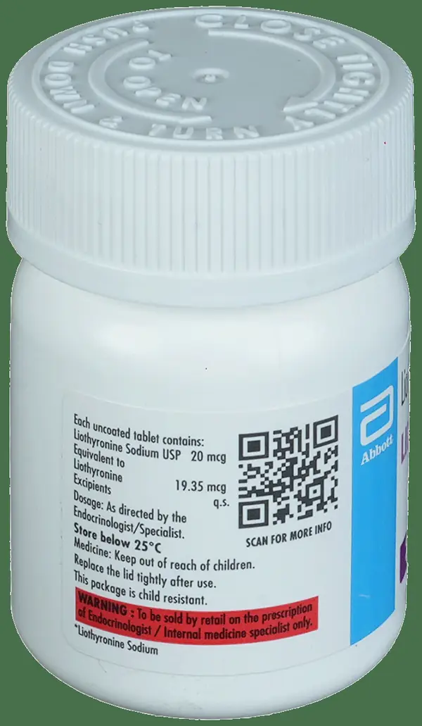Linorma T3 20mcg Tablet thumbnail 3