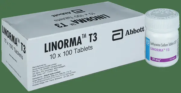 Linorma T3 20mcg Tablet thumbnail 4