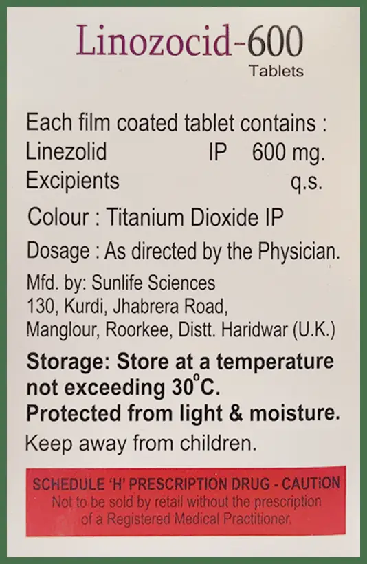Linozocid 600 Tablet thumbnail 3