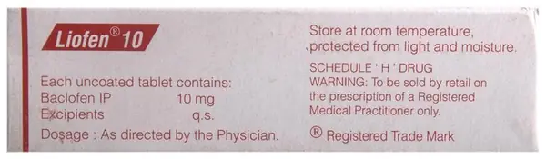 Liofen 10 Tablet thumbnail 3