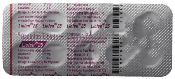 Liofen 25 Tablet thumbnail 2