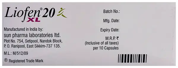 Liofen XL 20 Capsule