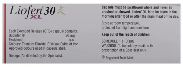 Liofen XL 30 Capsule thumbnail 3