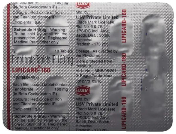 Lipicard 160 Tablet thumbnail 2