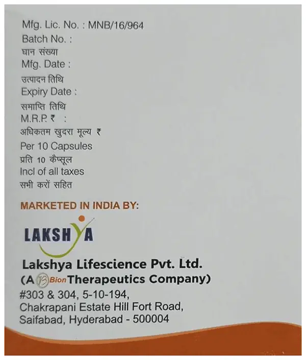 Lipisafe CV 10 Capsule