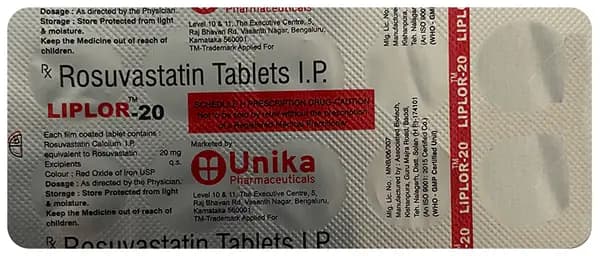 Liplor 20 Tablet
