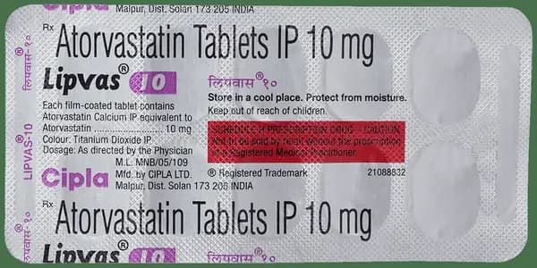 Lipvas 10 Tablet