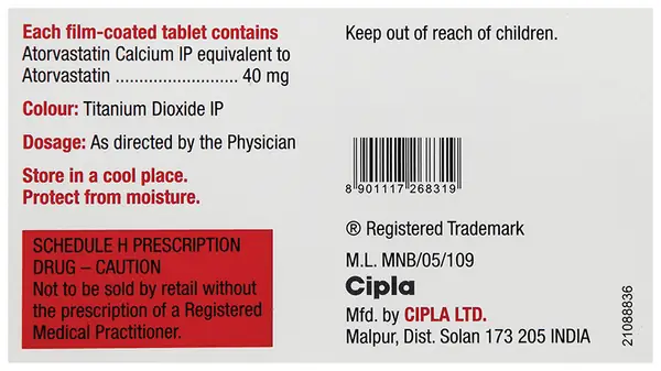 Lipvas 40 Tablet