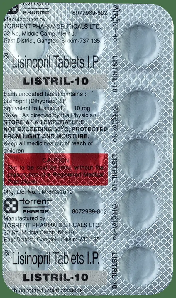 Listril 10 Tablet thumbnail 3