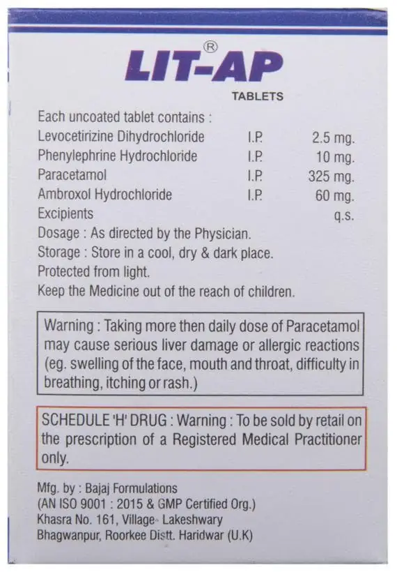 Lit AP Tablet