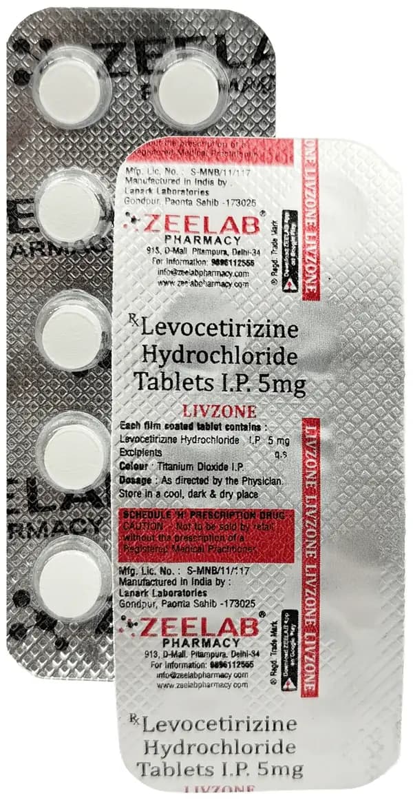 Livzone 5mg Tablet