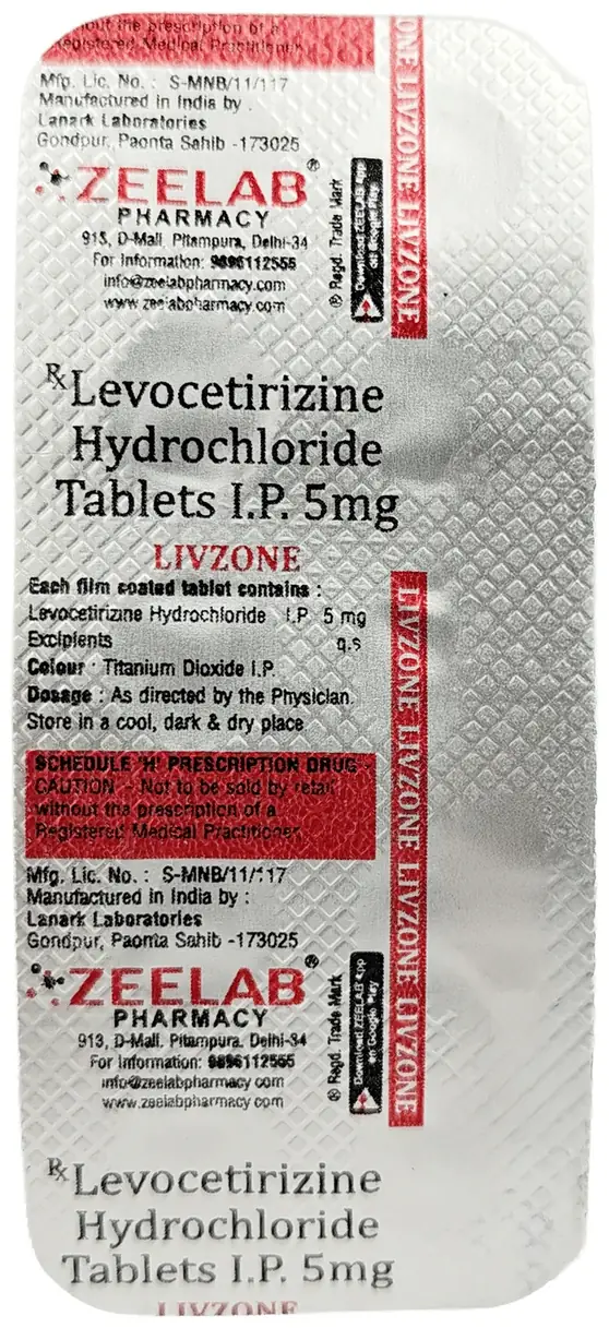 Livzone 5mg Tablet thumbnail 5