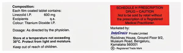 Lizolid 600 Tablet thumbnail 2