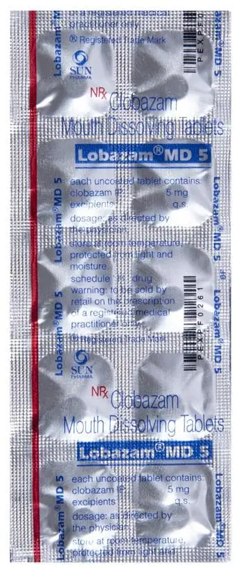 Lobazam MD 5 Tablet thumbnail 3