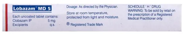 Lobazam MD 5 Tablet thumbnail 5