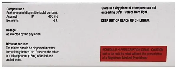 Logivir 400 DT Tablet
