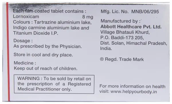 Lorsaid SD 8 Tablet thumbnail 2