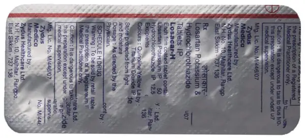 Losacar-H Tablet thumbnail 3