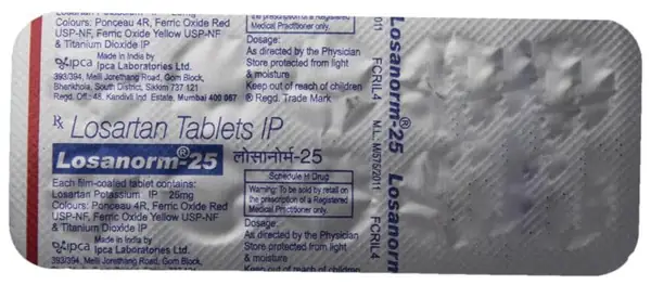 Losanorm 25 Tablet thumbnail 2