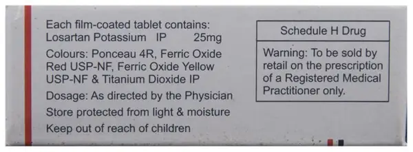 Losanorm 25 Tablet thumbnail 5