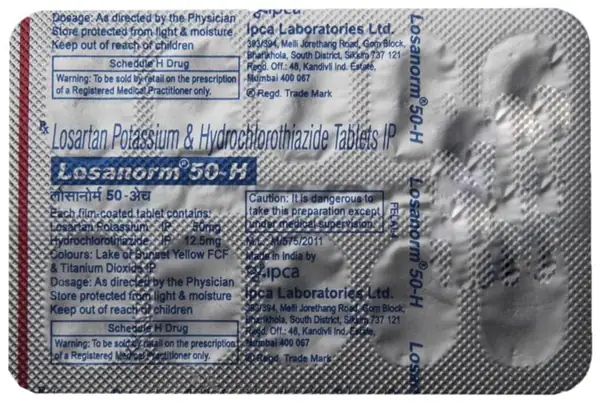 Losanorm 50-H Tablet thumbnail 5