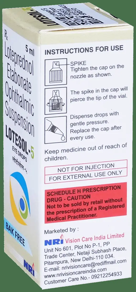 Lotesol 5 Eye Drop