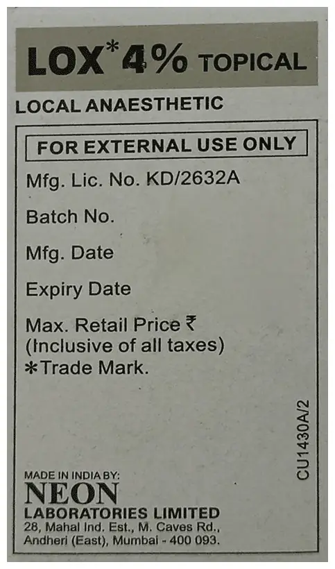 Lox 4% Topical Solution