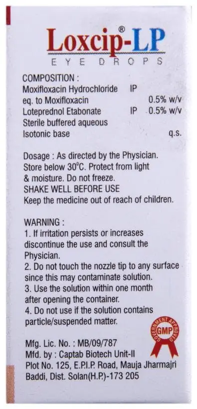 Loxcip-LP Eye Drop thumbnail 4