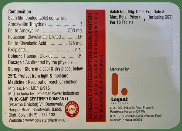 Loxclav 625 Tablet thumbnail 4