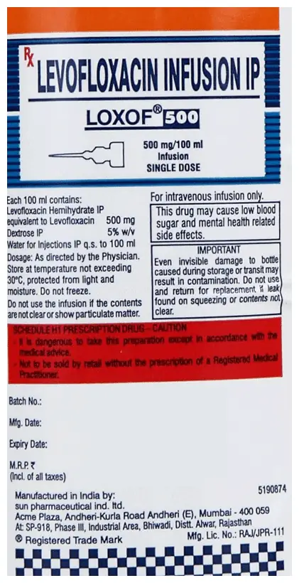 Loxof 500mg Infusion thumbnail 2