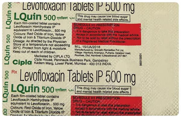 Lquin 500 Tablet thumbnail 2
