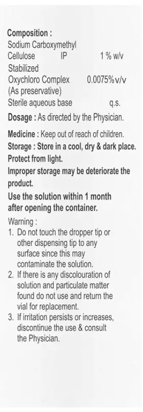 Lubricel Plus Eye Drop thumbnail 3