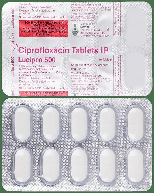 Lucipro 500mg Tablet